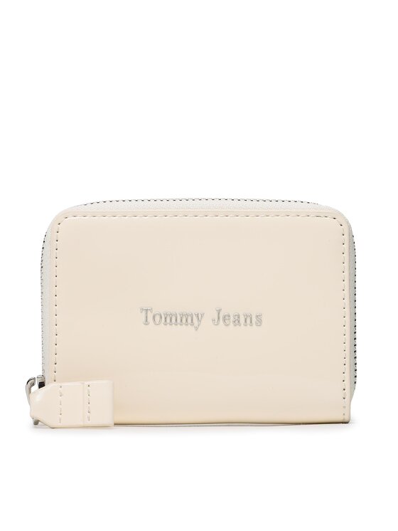 Tommy Jeans Majhna ženska Denarnica Tjw Must Small Za Patent Écru