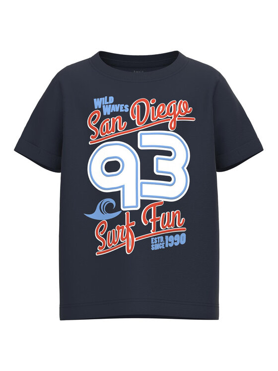 NAME IT NAME IT T-shirt 13216933 Blu scuro Regular Fit