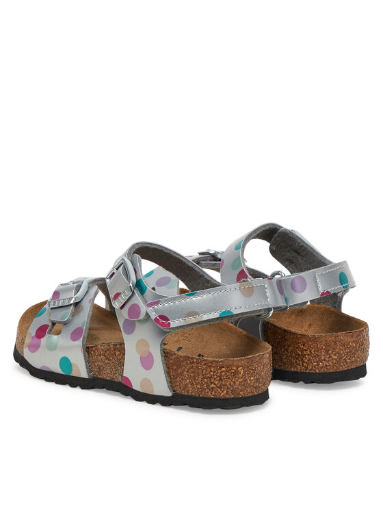 Birkenstock Birkenstock Sandały Rio As Kids 1029527 S Srebrny