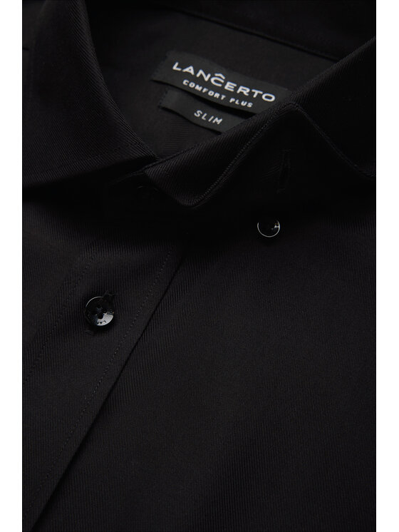 Lancerto Lancerto Koszula Assunta KO073225000014 Czarny Slim Fit