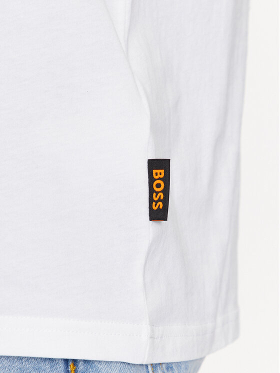 BOSS Boss T-särk Teebossrete 50495719 Valge Regular Fit