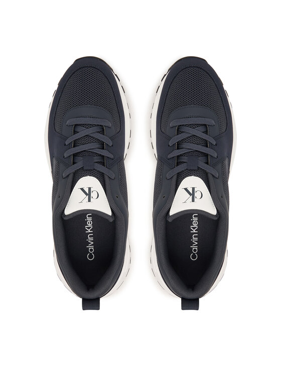 Calvin Klein Calvin Klein Sneakersy Hike Runner Lace Up Su Mesh HM0HM02448 Granatowy