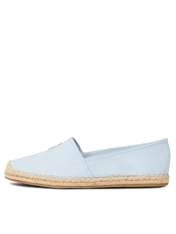 Tommy Hilfiger Tommy Hilfiger Espadrilky Embroidered Flat Espadrille FW0FW07721 Modrá