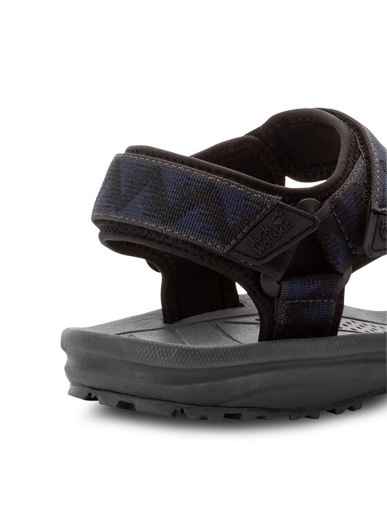 Jack Wolfskin Jack Wolfskin Sandały Wave Breaker M 4052011 Granatowy