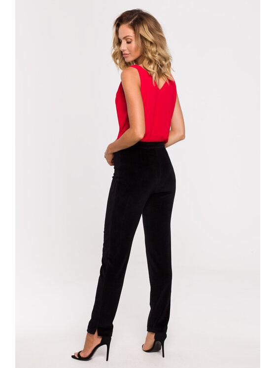 Made of Emotion Made of Emotion Pantaloni da donna M644 Nero