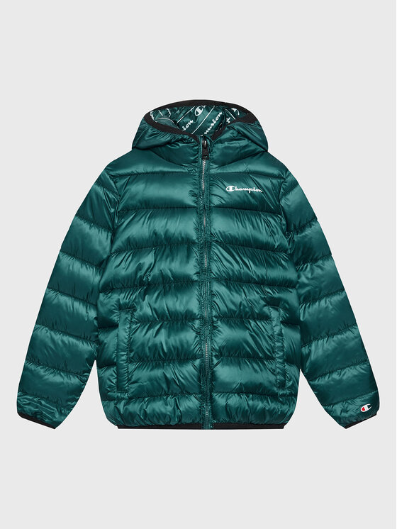 Champion Prechodná bunda 306197 Zelená Regular Fit
