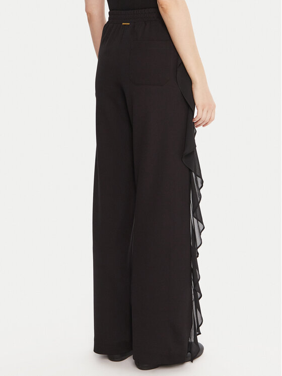 TWINSET TWINSET Hlače 252LI2NCC Crna Regular Fit