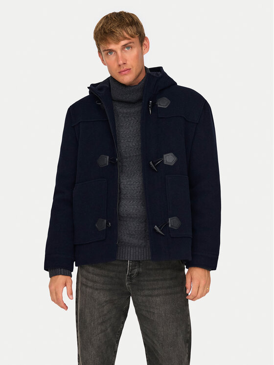 Only & Sons Only & Sons Зимно яке Jules 22030865 Тъмносин Regular Fit