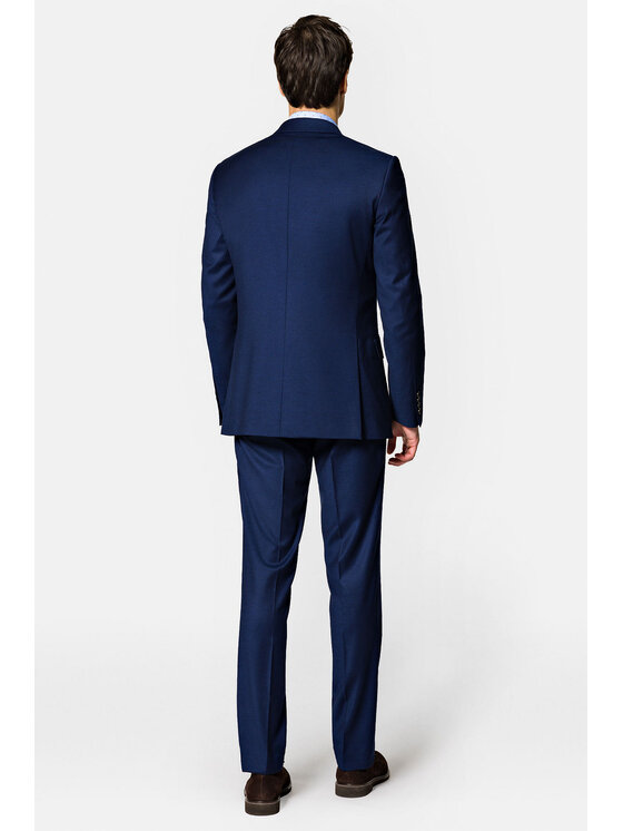 Lancerto Lancerto Garnitur GA073123000007 Granatowy Slim Fit