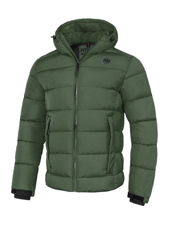 PITBULL PITBULL Kurtka przejściowa Airway V Zielony Regular Fit