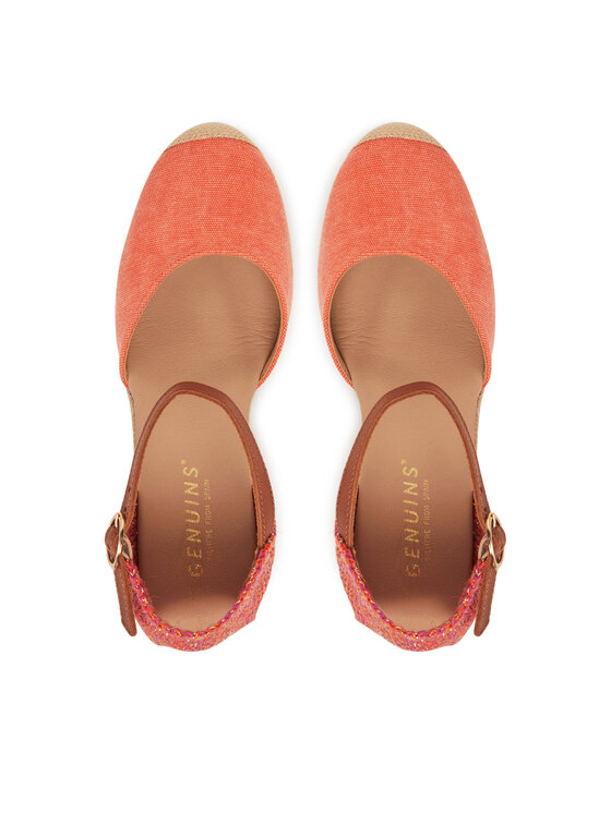 Genuins Genuins Espadrillid Carina Canvas G106387 Oranž