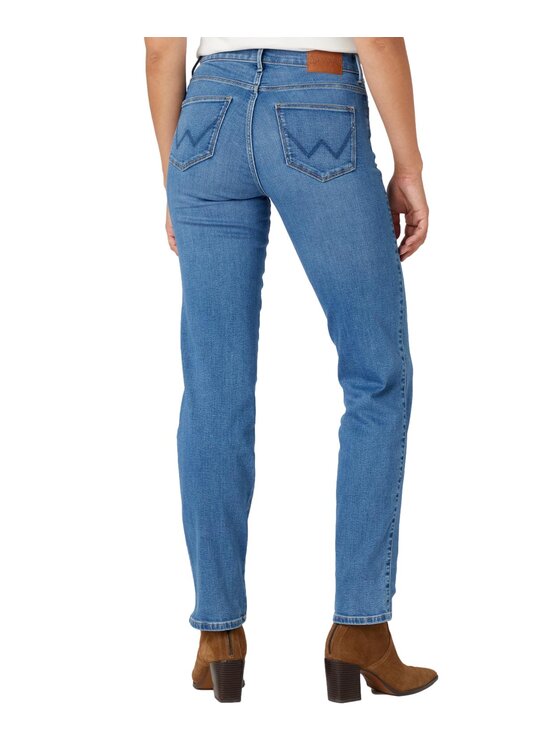 Wrangler Wrangler Jeansy W26RCY37N Niebieski Straight Fit