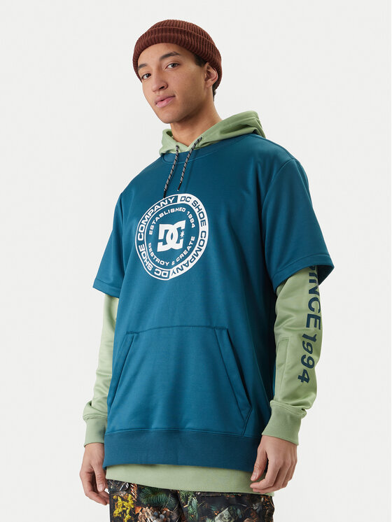 DC Shoes DC Shoes Μπλούζα Dryden ADYFT03440 Πράσινο Regular Fit