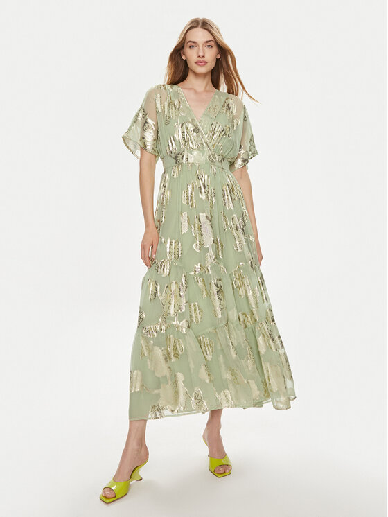 YAS YAS Rochie cocktail Dasha 26032865 Verde Regular Fit