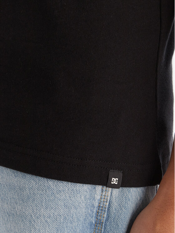 DC Shoes DC Shoes T-shirt Corpo ADYZT05396 Crna Regular Fit