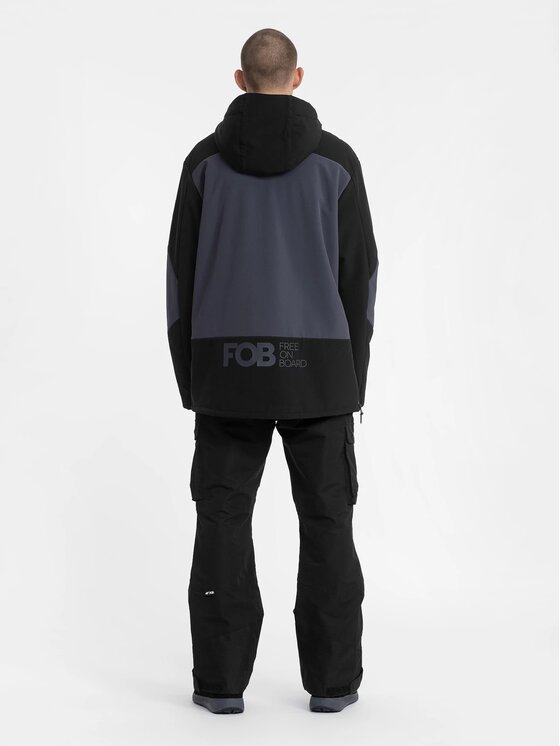 4F 4F Snowboardové nohavice 4FAW22TFTRM187-20S Čierna Regular Fit