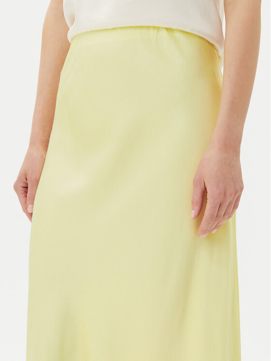ViCOLO ViCOLO Maxi suknja Gonna TD0472 Žuta Slim Fit