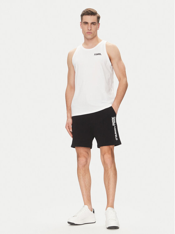 Karl Lagerfeld Jeans Karl Lagerfeld Jeans Αθλητικό σορτς A2M10166 Μαύρο Regular Fit