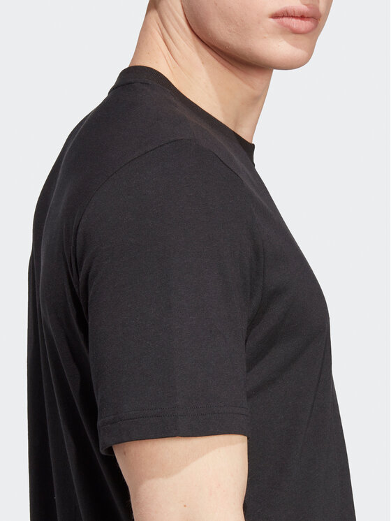 adidas adidas T-Shirt Essentials+ Made With Hemp T-Shirt HR8623 Czarny Regular Fit