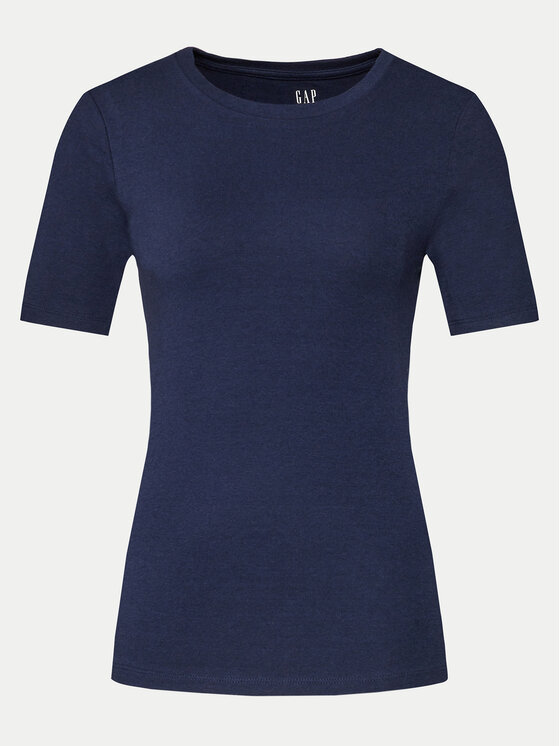 Gap Gap T-shirt 540635-02 Tamnoplava Slim Fit