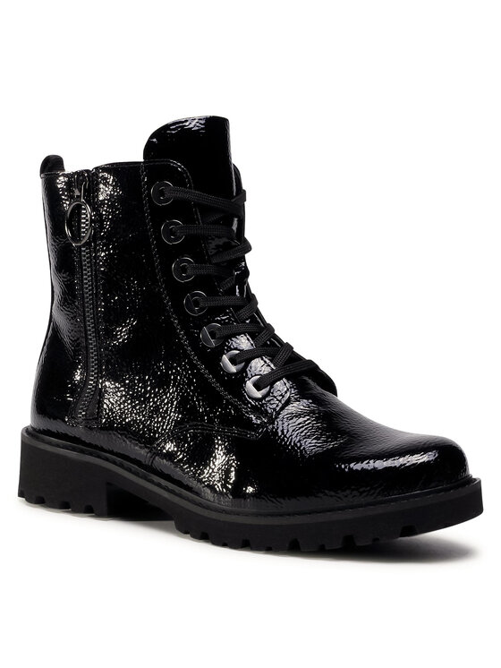 Remonte Remonte Schnürstiefeletten D8671-02 Schwarz