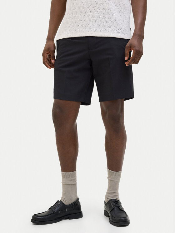 Jack & Jones Jack & Jones Szövet rövidnadrág Stace 12271357 Fekete Relaxed Fit