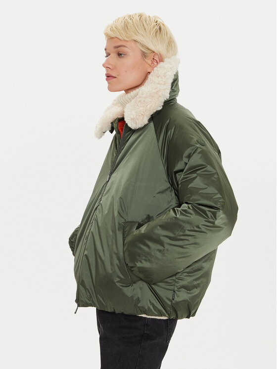 Save The Duck Save The Duck Зимно яке D31841W JADE19 Зелен Regular Fit