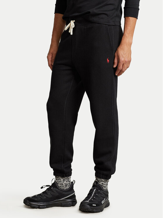 Polo Ralph Lauren Polo Ralph Lauren Teplákové kalhoty 710793939001 Černá Relaxed Fit