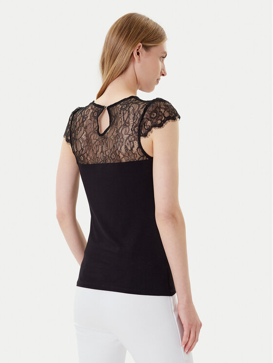 Morgan Morgan Bluse 232-DGIULIA Schwarz Slim Fit