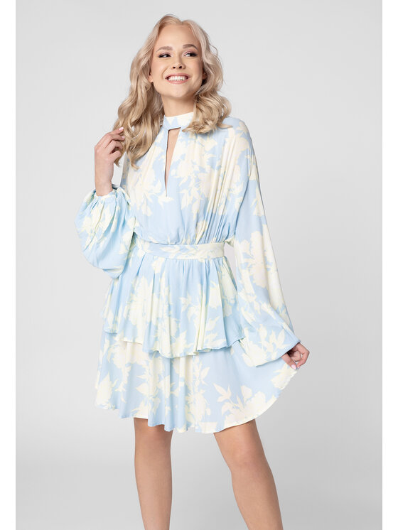 LAURELLA Každodenné šaty Laurella 4UL126810 Modrá Regular Fit