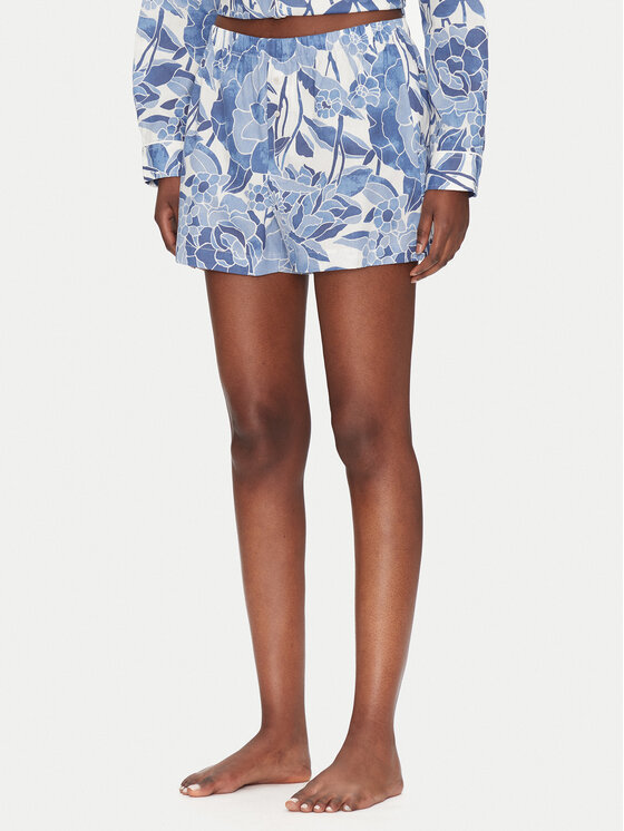 Gap Gap Pantaloni scurți pijama 531510-14 Albastru Relaxed Fit