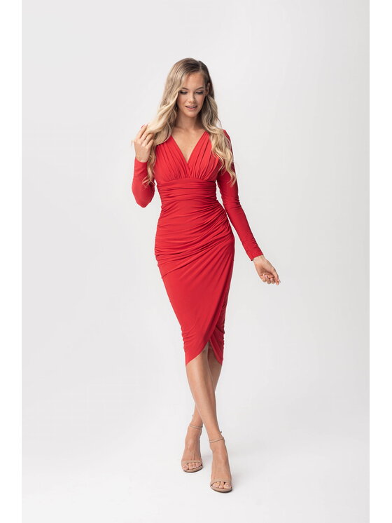 Aurora Aurora Abito da cocktail Lidia Rosso Feminine Fit