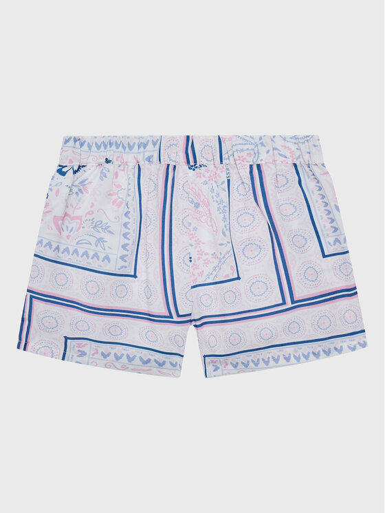 Guess Guess Szorty materiałowe K3GD06 WFBN0 Niebieski Relaxed Fit