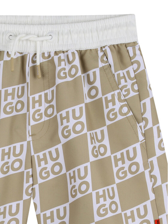 HUGO HUGO Kupaće gaće i hlače G00979 S Bež Regular Fit