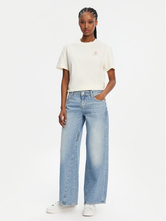 Mustang Mustang Jeans hlače Medley 1016216 Modra Wide Leg
