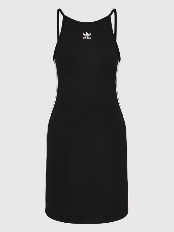 adidas adidas Nyári ruha adicolor Classics HC2039 Fekete Slim Fit