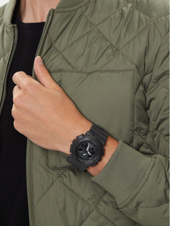G-Shock G-Shock Pulkstenis GA-100-1A1ER Melns