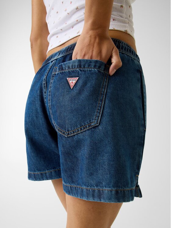 Guess Jeans Guess Jeans Pantaloncini di jeans 181305 Blu Classic Fit