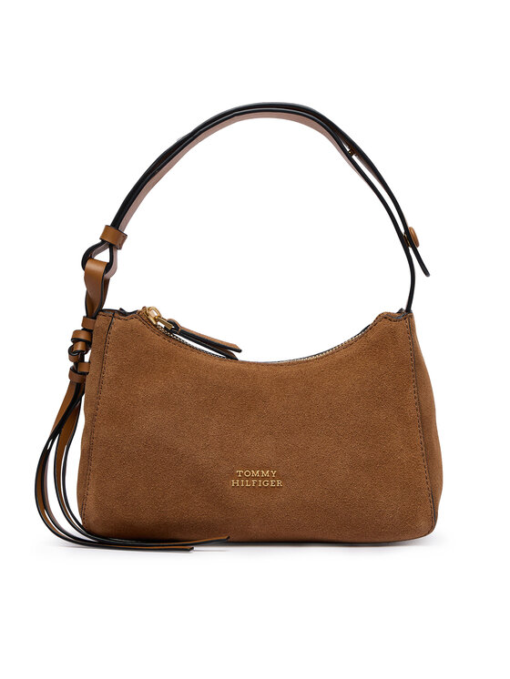 Tommy Hilfiger Tommy Hilfiger Käekott Th Statement Mini Should Bag Sue AW0AW18823 Pruun