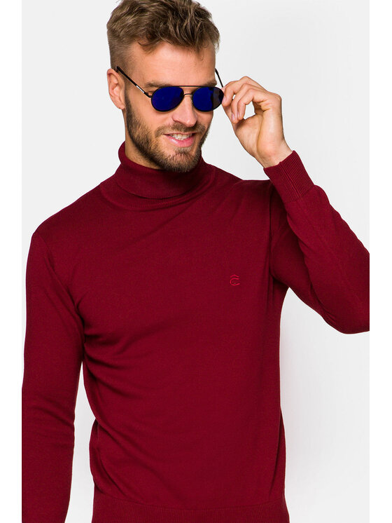 Lancerto Lancerto Golf Alonzo Bordowy Regular Fit