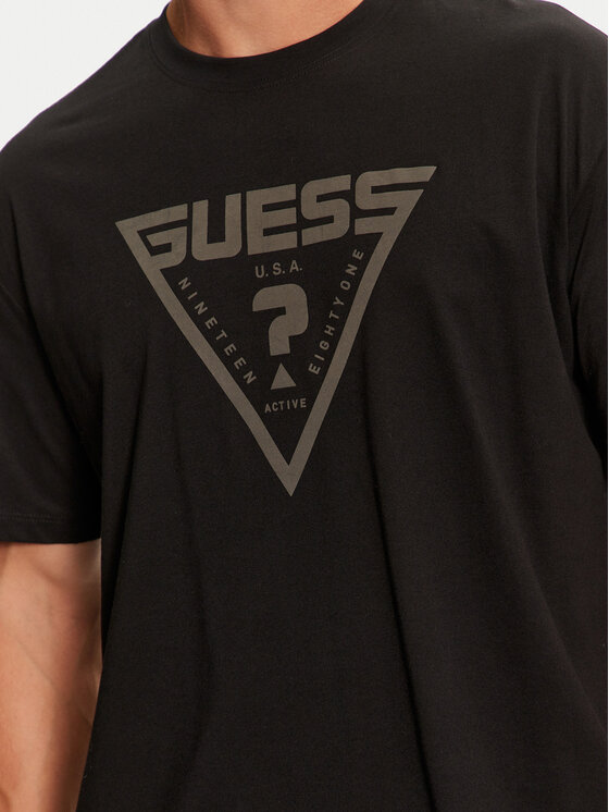 Guess Guess Tričko Z4BI02 I3Z14 Čierna Regular Fit