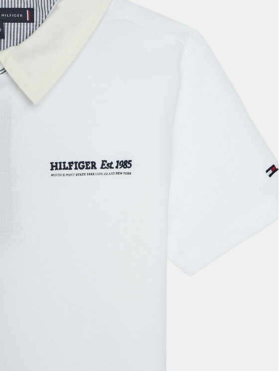 Tommy Hilfiger Tommy Hilfiger Поло KB0KB09332 Білий Regular Fit