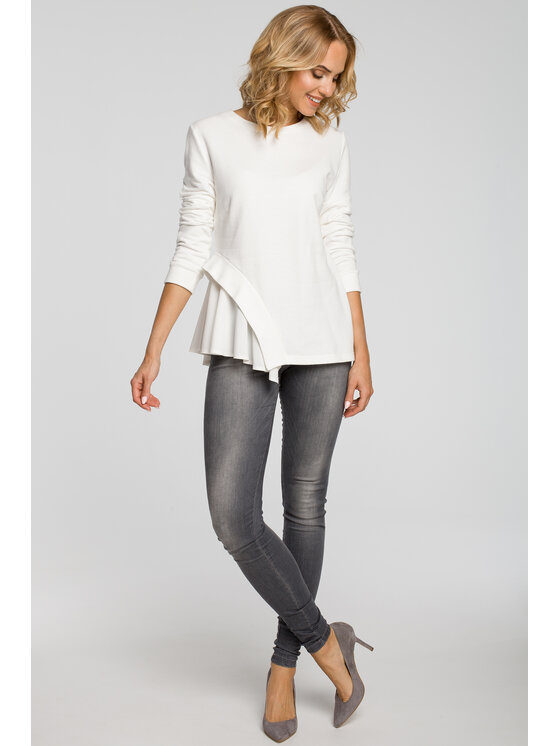 Made of Emotion Made of Emotion Blusa M333 Bianco Custom Fit