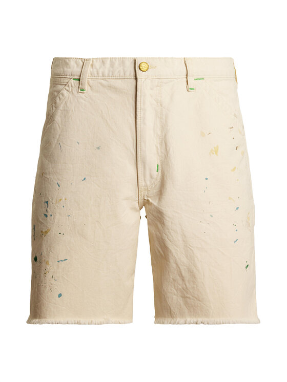 Polo Ralph Lauren Polo Ralph Lauren Pantalon scurți din material 710963172001 Alb Relaxed Fit
