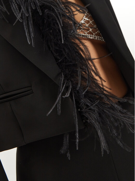 Patrizia Pepe Patrizia Pepe Suknjič 8S0500/A454-K103 Črna Regular Fit