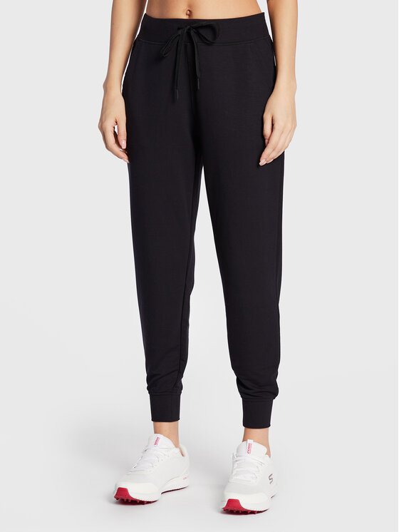 Skechers Skechers Pantaloni da tuta Restful W03PT49 Nero Relaxed Fit