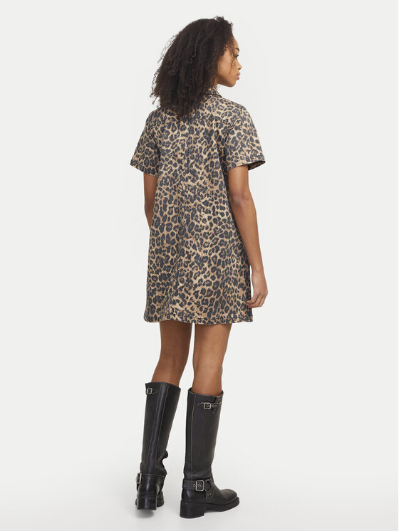 JJXX JJXX Haljina košulja Sarah 12280375 Smeđa Standard Fit
