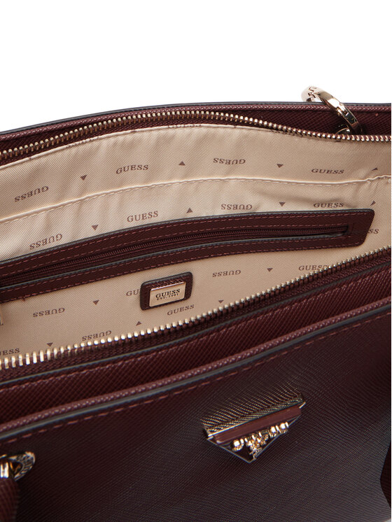 Guess Guess Ročna torba Noelle II HWZG96 72250 Bordo rdeča
