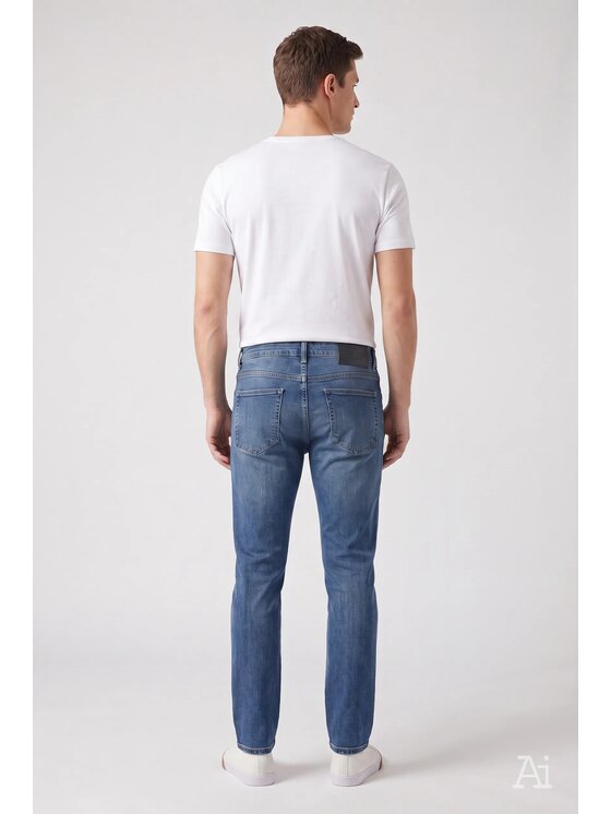 Cross Jeans Cross Jeans Jeansy E 161-532 Niebieski Straight Leg