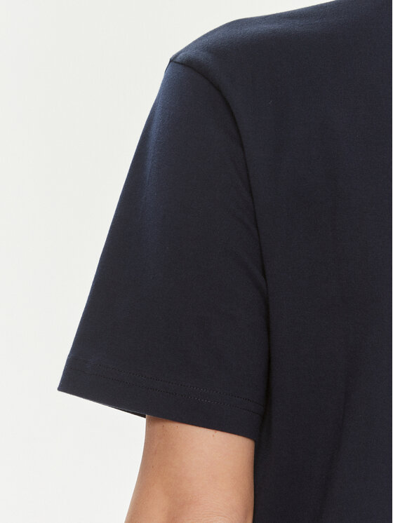 Lacoste Lacoste T-shirt TF7215 Tamnoplava Loose Fit